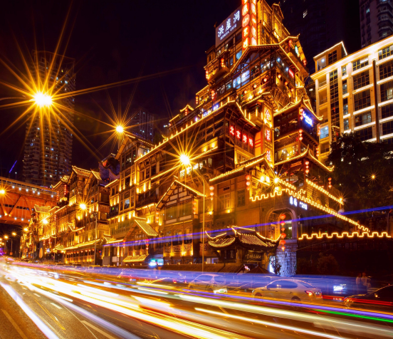 洪崖洞十一层夜景