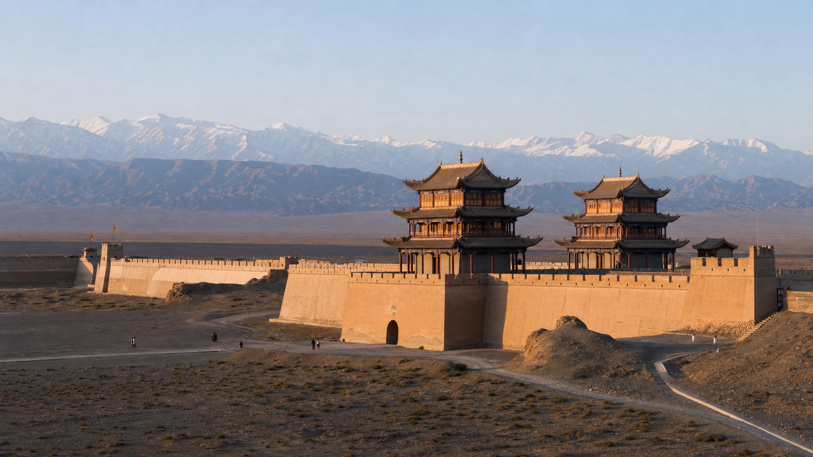 嘉峪关关城景观